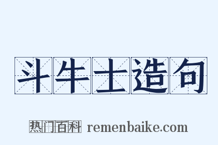 斗牛士造句是什么意思的图片
